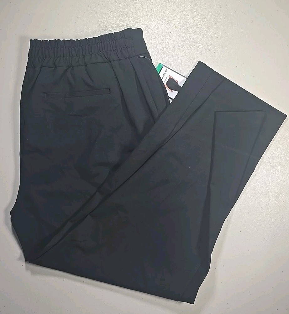 Hilary Radley Ladies’ Pull-On Pant, Black, XL