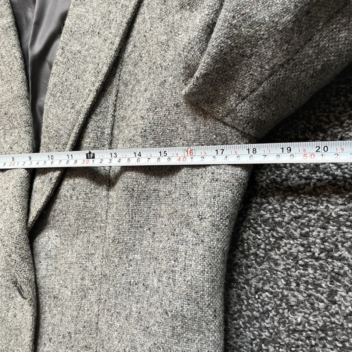 Vintage Stephen House Blazer Jacket Womens Size UK 12 Grey Wool Cashmere Blend