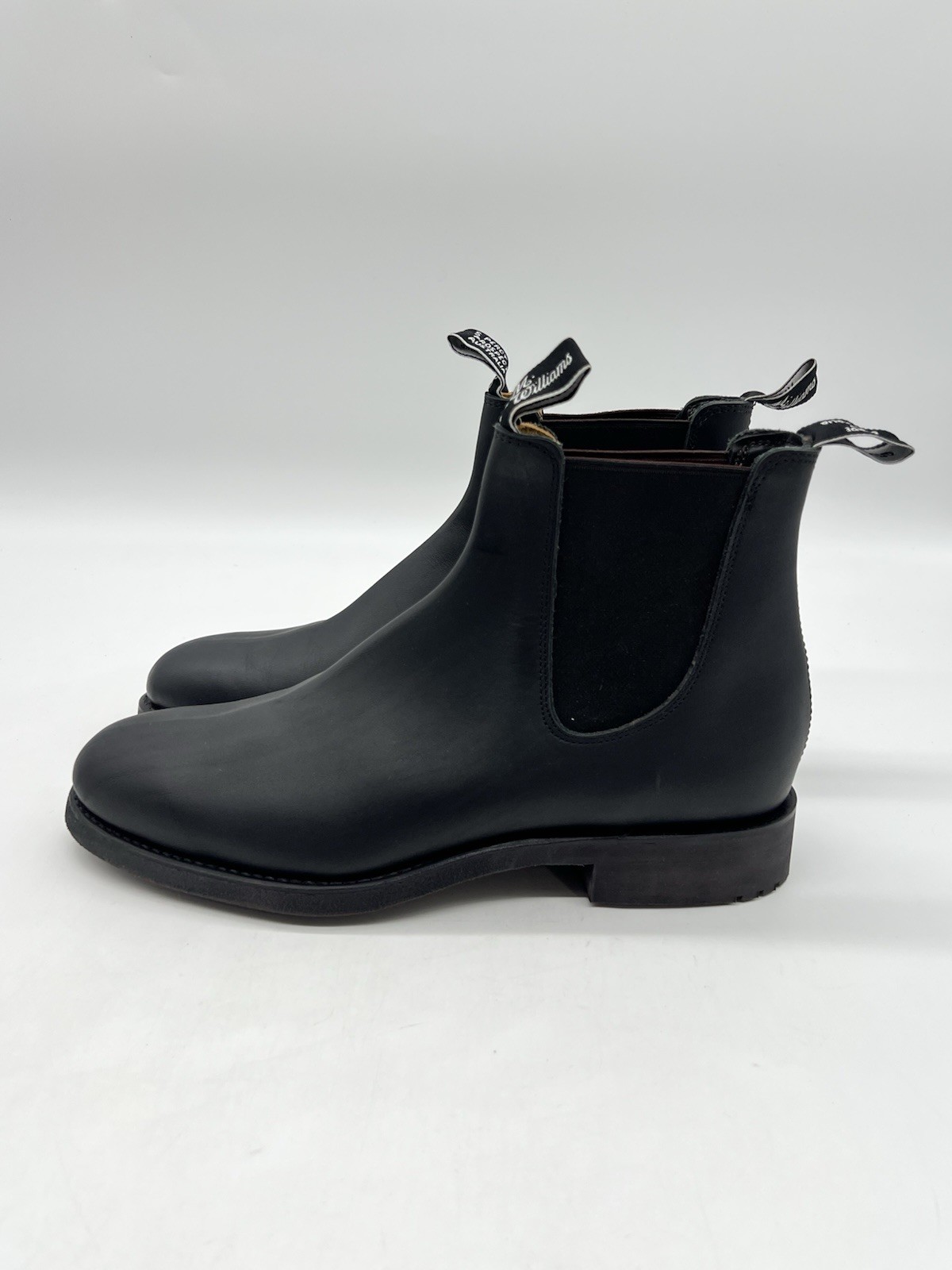 R.M Williams Gardner Men UK Sz 10.5 Sz US 11.5 Black Leather Chelsea Boots Shoes