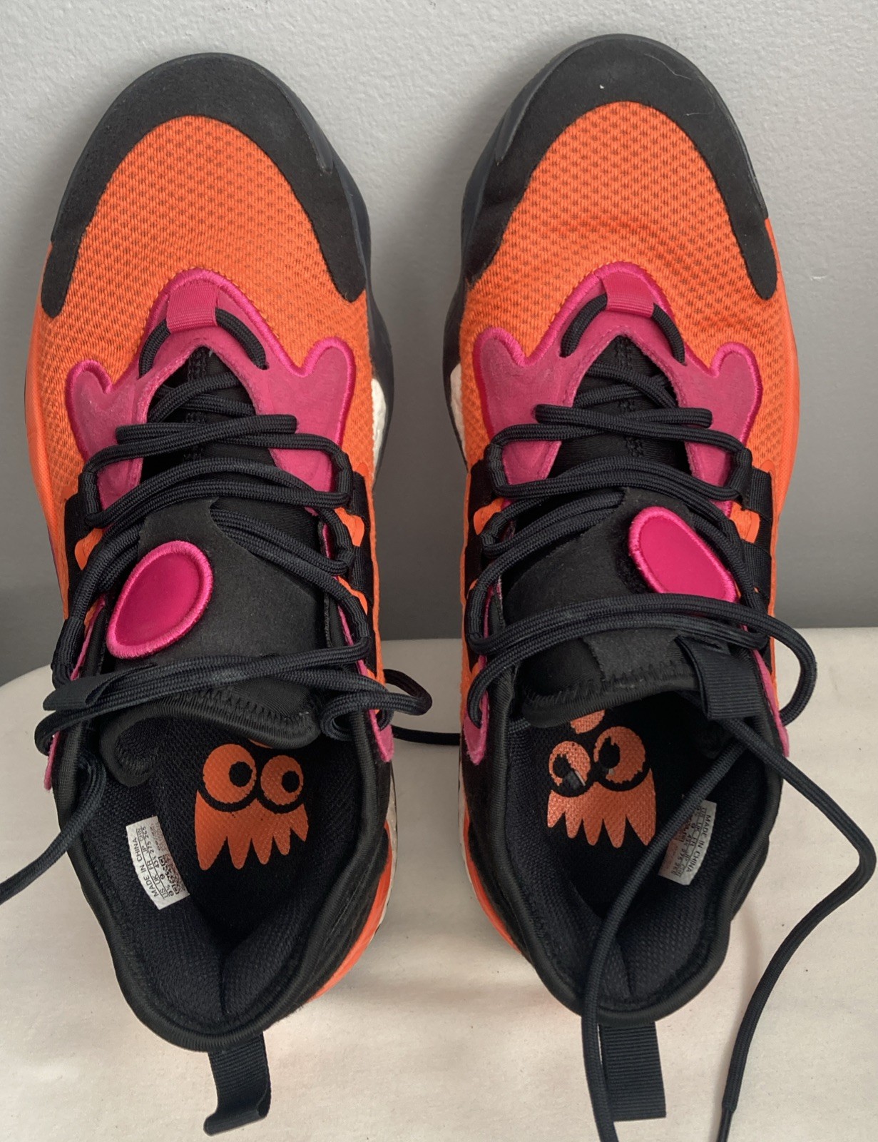 Adidas BYW Select Black Orange Pink Basketball Sneakers IG4936 Men 9.5