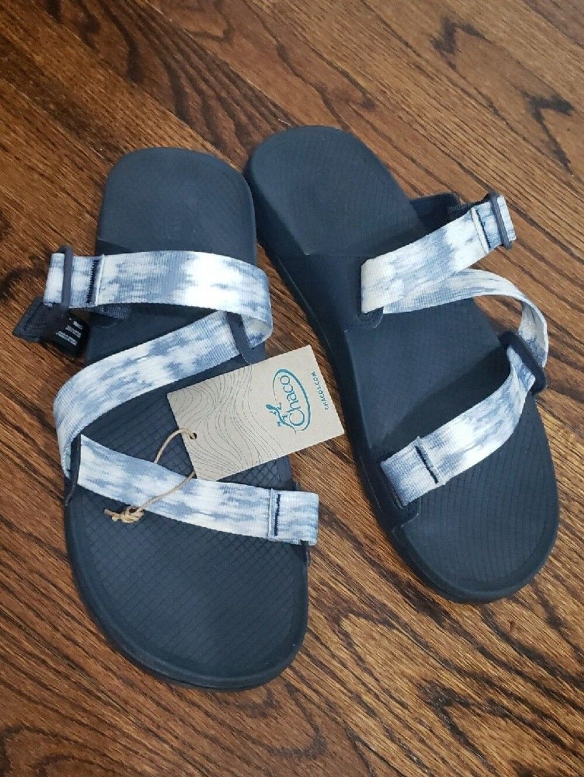 Men’s Chaco Lowdown Slide Faded Blue Fog Size 12