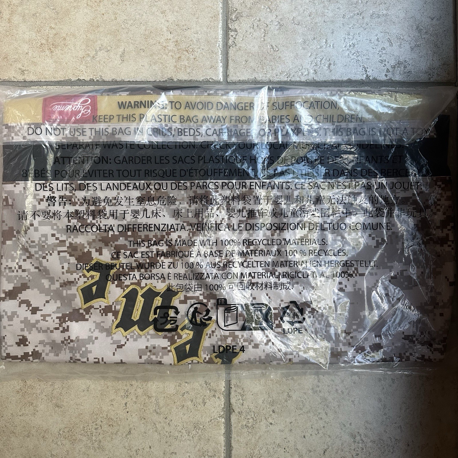 Supreme Fire & Ice Hockey Jersey Digi Camo Size XXL Brand New In Hand
