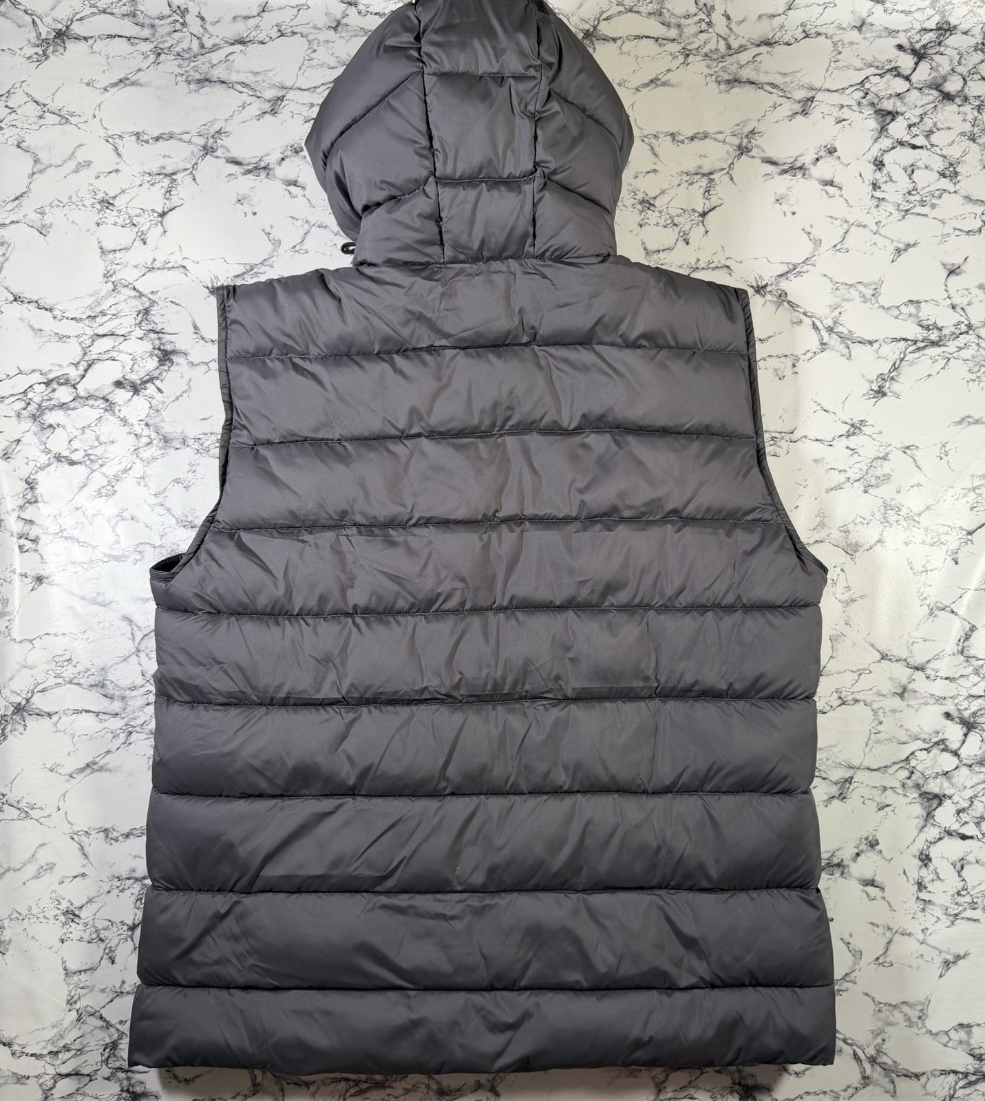 SANDBANKS Mens Charcoal Frontier Hooded Puffer Gilet SIZE 2XL BNWT Authentic