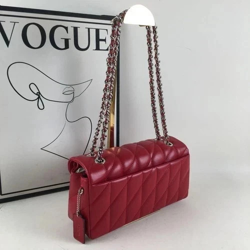 COACH Tabby Shoulder Bag 26 – Quilted CP150 Wine Red