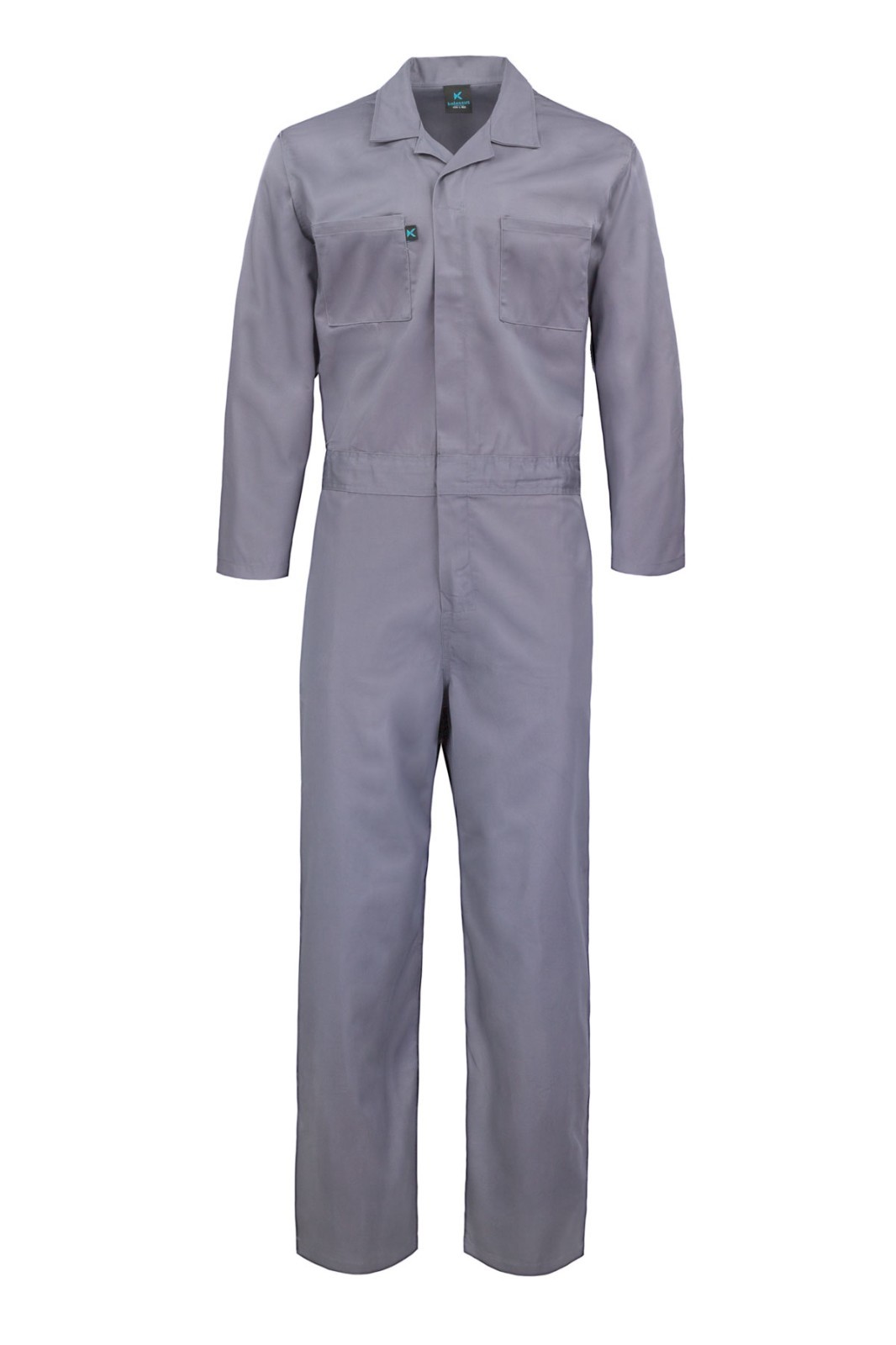 Men’s Utility Coverall Long Sleeve Poly-Cotton Workwear, Zipper pocket Chest