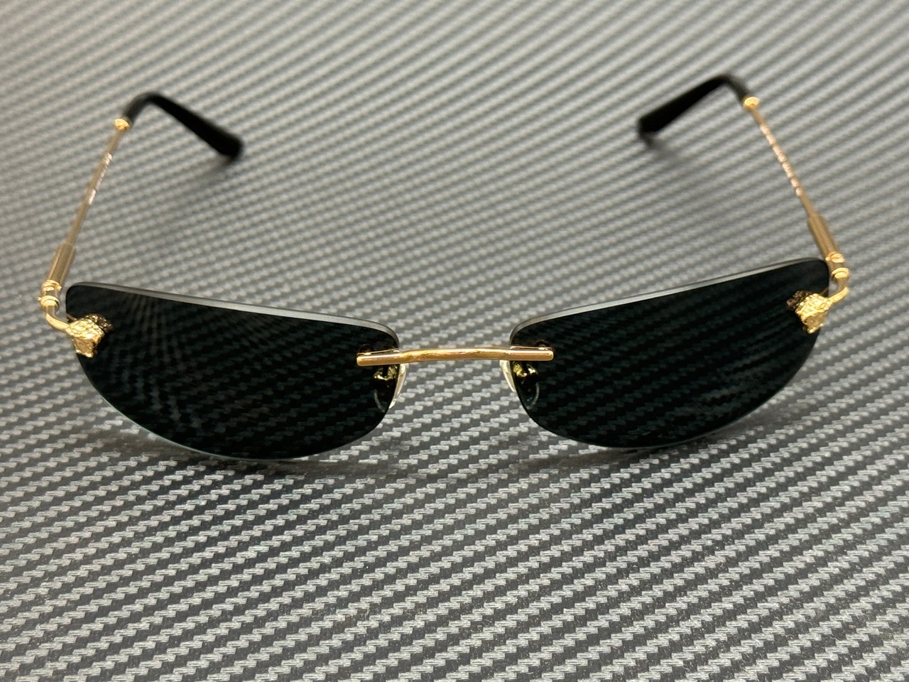VERSACE VE2279 100287 Gold Grey Men’s 60 mm Sunglasses