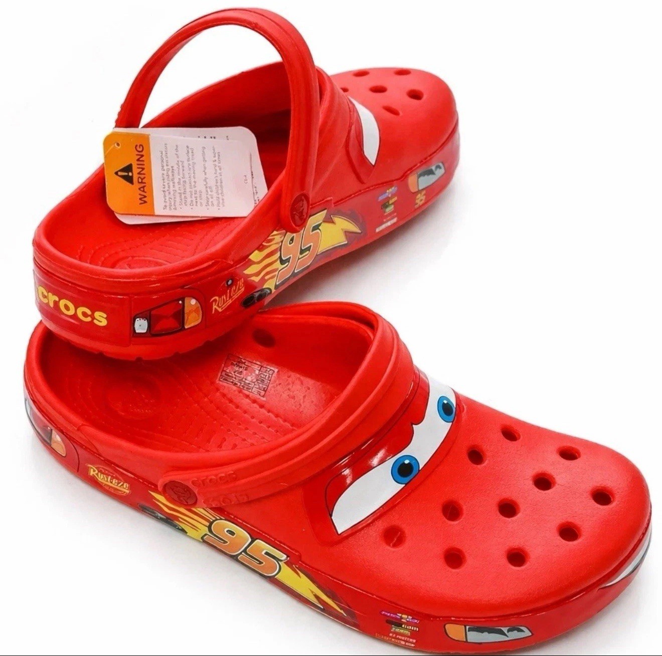 NEW Crocs Lightning McQueen Clog Adult Shoe Limited Classic Disney No Lightup