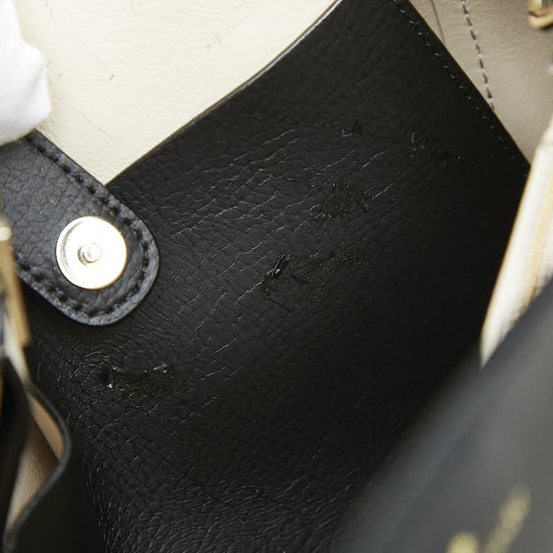 Kate Spade Handbag Shoulder Bag 2WAY Black Leather Ladies Used
