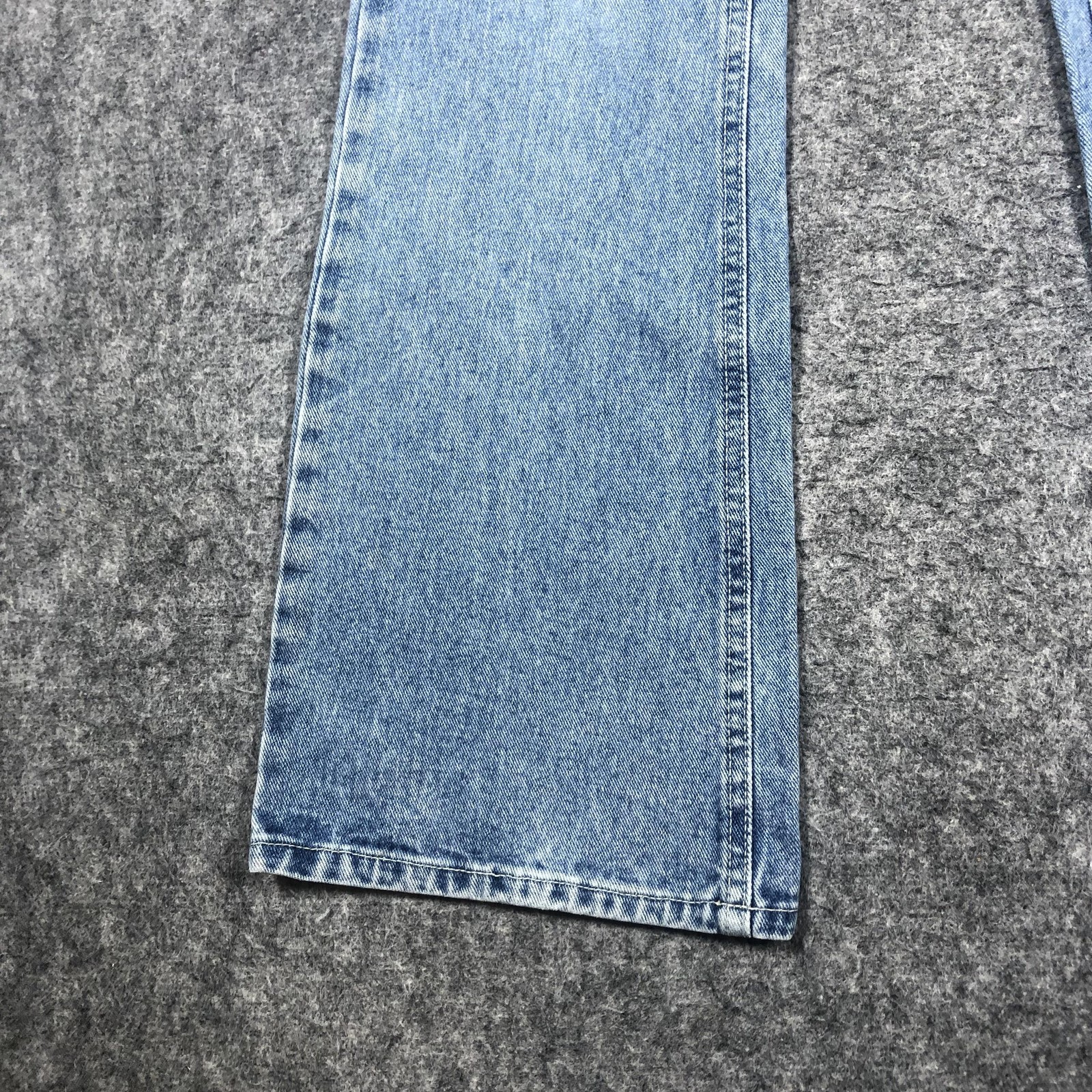 Vintage No Excuses Flare Jeans Juniors 11/12 Blue Light Wash High Rise Denim Y2K