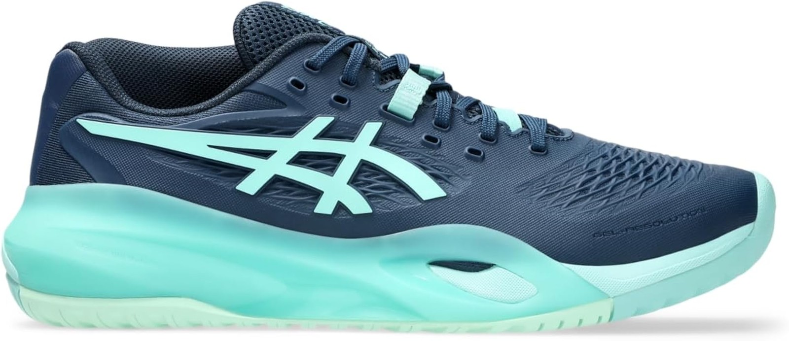 ASICS Men’s, Gel-Dedicate 8 Pickleball Shoe – Night Sky/Illuminate Mint – 7.5