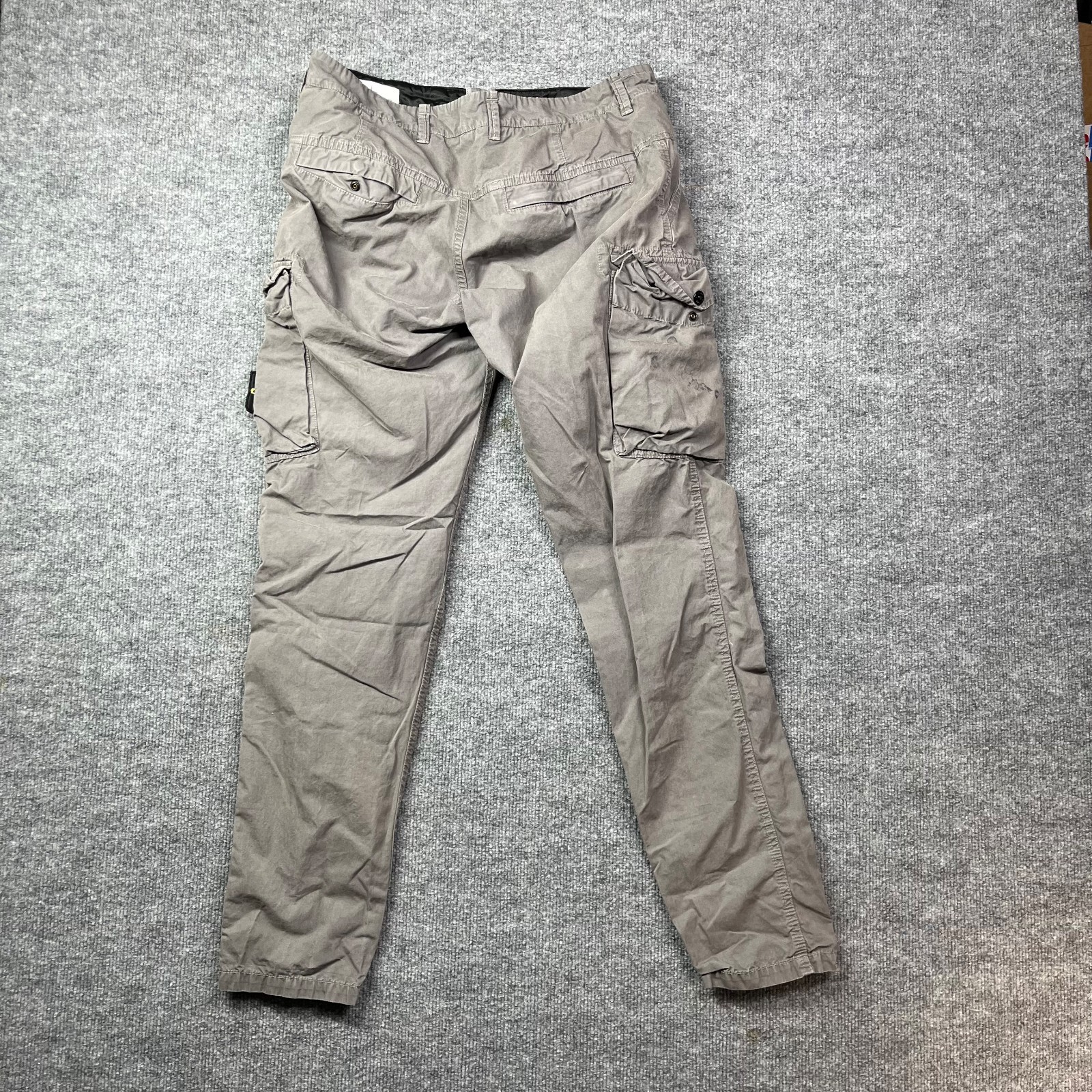 Stone Island Type SL Cargo Pants Men’s Gray Pockets Slim Fit Utility – 33X31