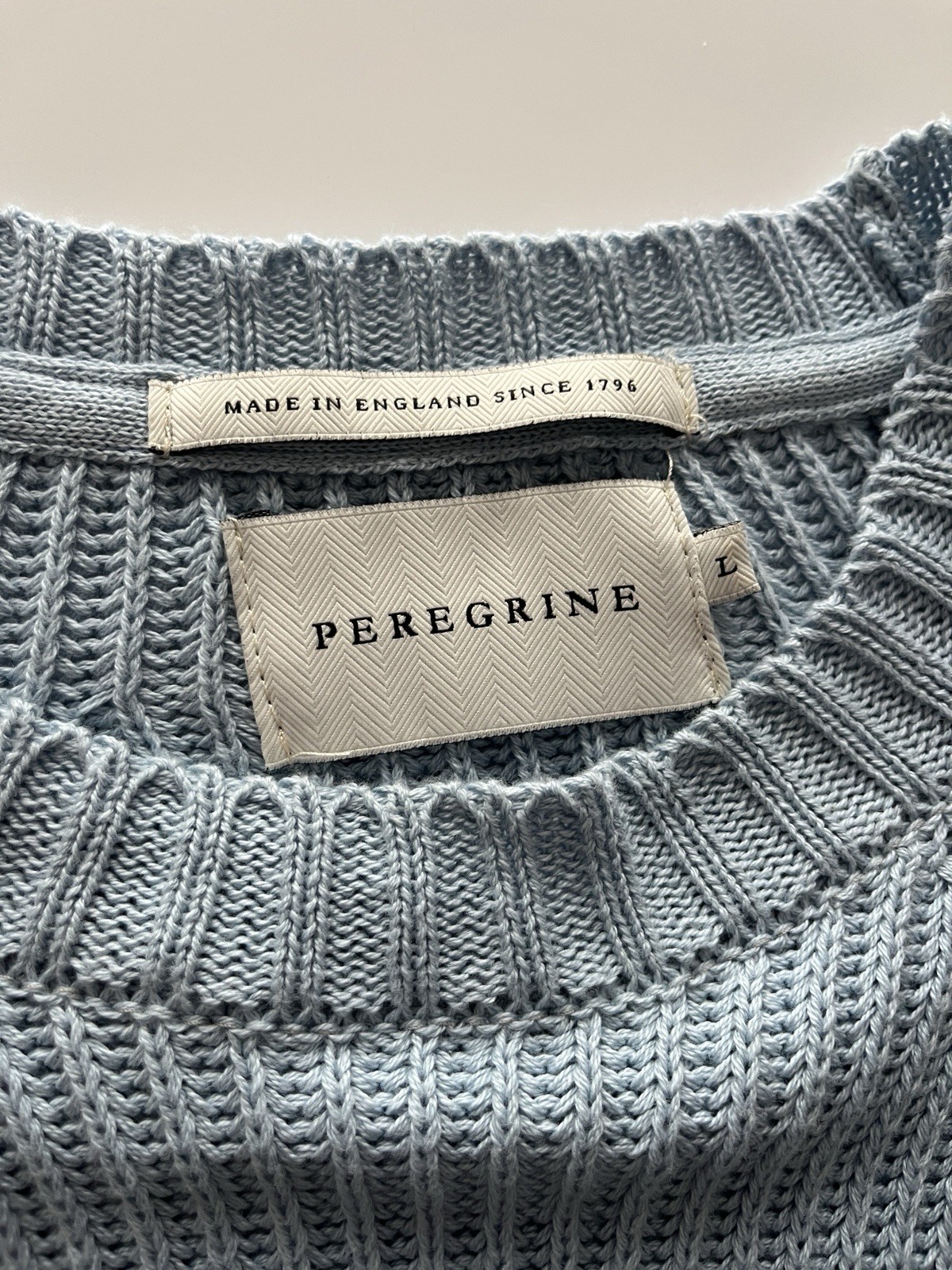 Peregrine Jumper Baby Blue – Large