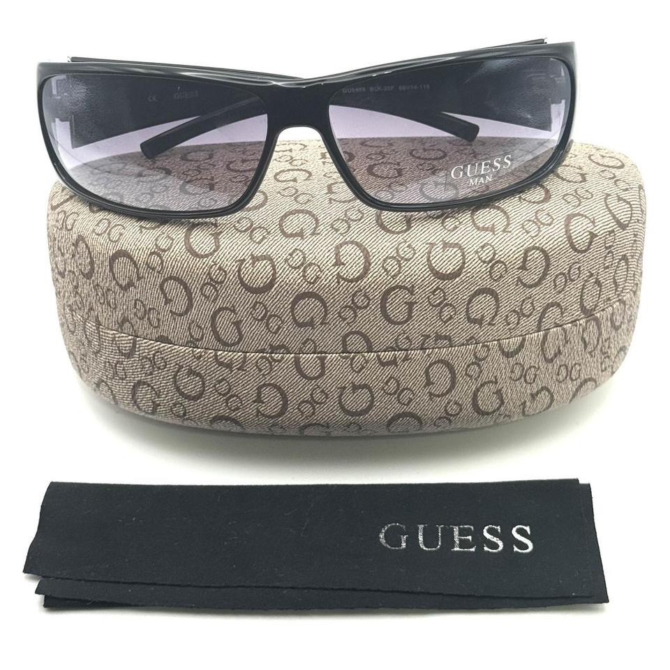 Men sunglasses Guess GU 6459 BLK 35F Size 69mm- 14mm-115mm