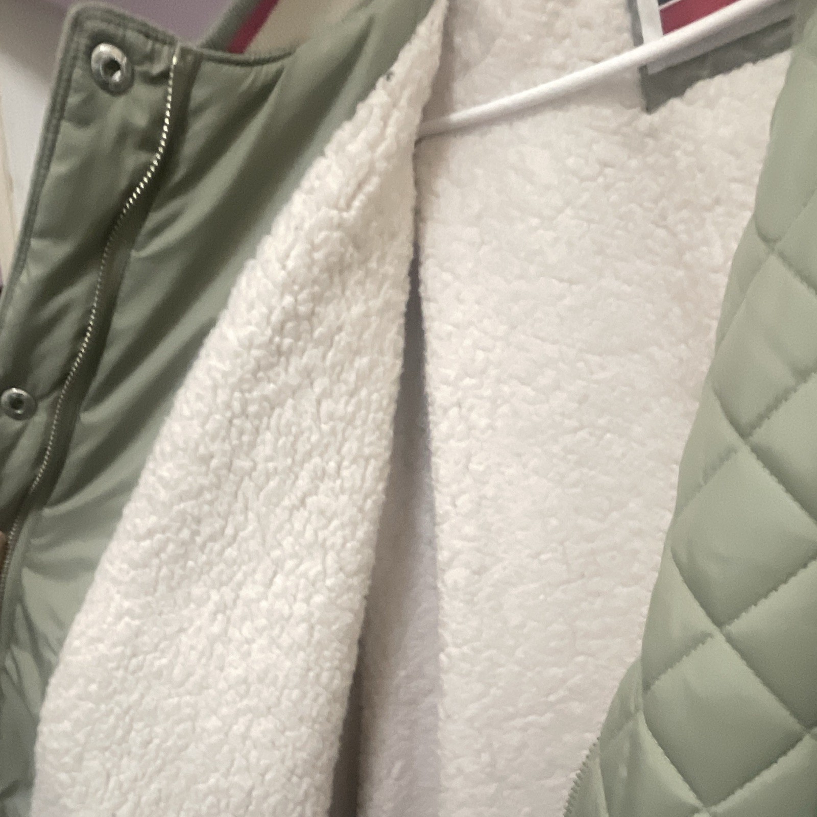 Levi’s Men’s Quilted Lined Snap Front Jacket Green Solid Short 3X