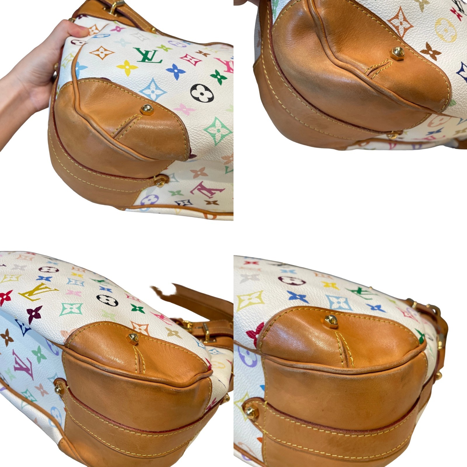 Louis Vuitton Greta Satchel Multicolor Monogram Canvas