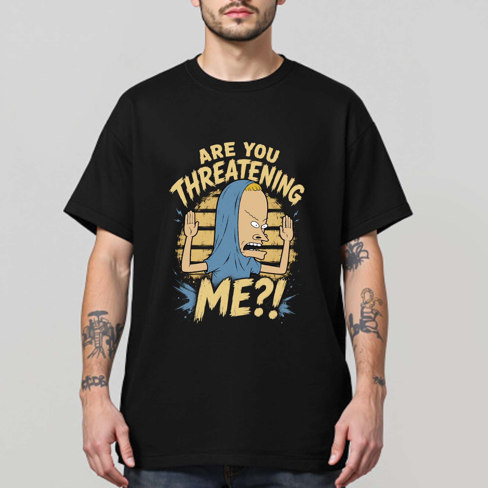 ARE YOU THREATENING ME?! T-Shirt Unisex Funny Graphic Top
