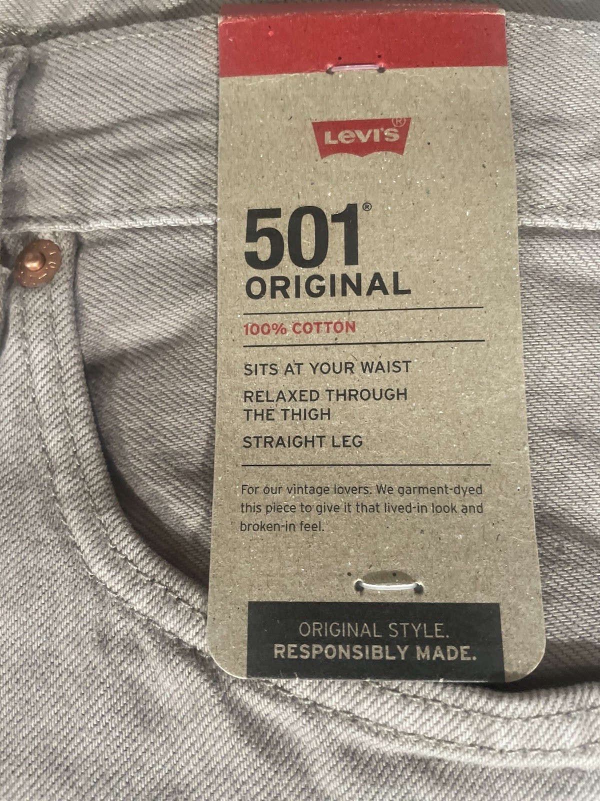 Levi’s Men’s 501 Denim Jeans