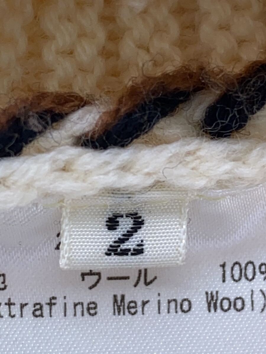 CULLNI Knit Sweater (Thick) Size 2 Wool BRW Solid Color 20-AW-035
