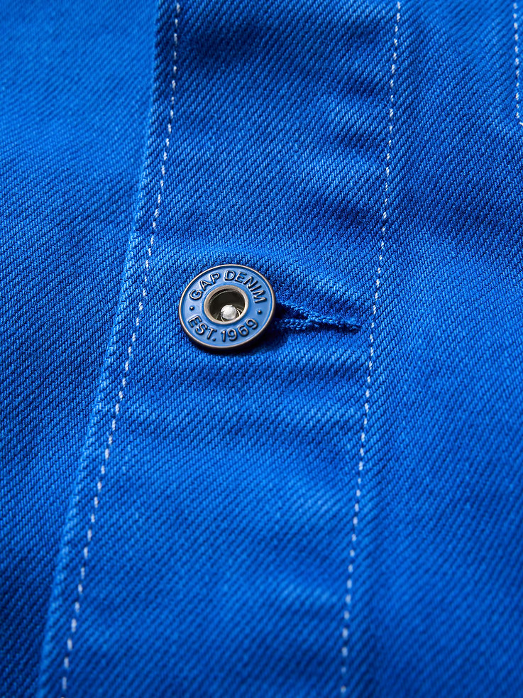 NEW – GAP – Get Blue Relaxed Chore Jacket(Color:Medium Wash) – Sale