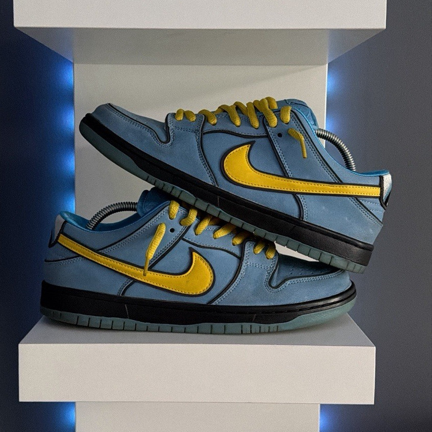 Nike Dunk Sb Low x Powerpuff Bubbles “Blue ” (Size 10)