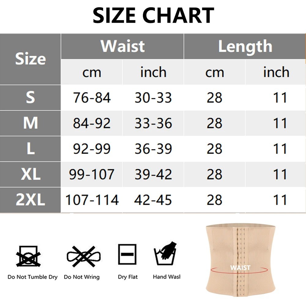 Men Waist Trainer Cincher Body Shaper Tummy Control Sports Belt Slimming Girdle