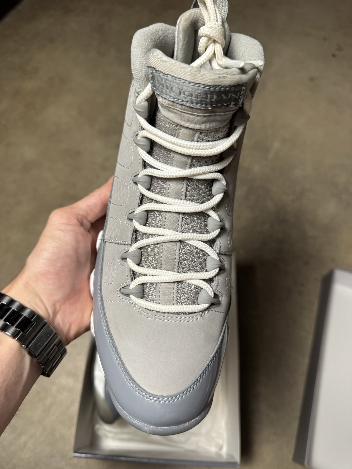 Size 8M/9.5W – Jordan 9 Retro Cool Grey (2025) HV4794-011 Pre-Owned