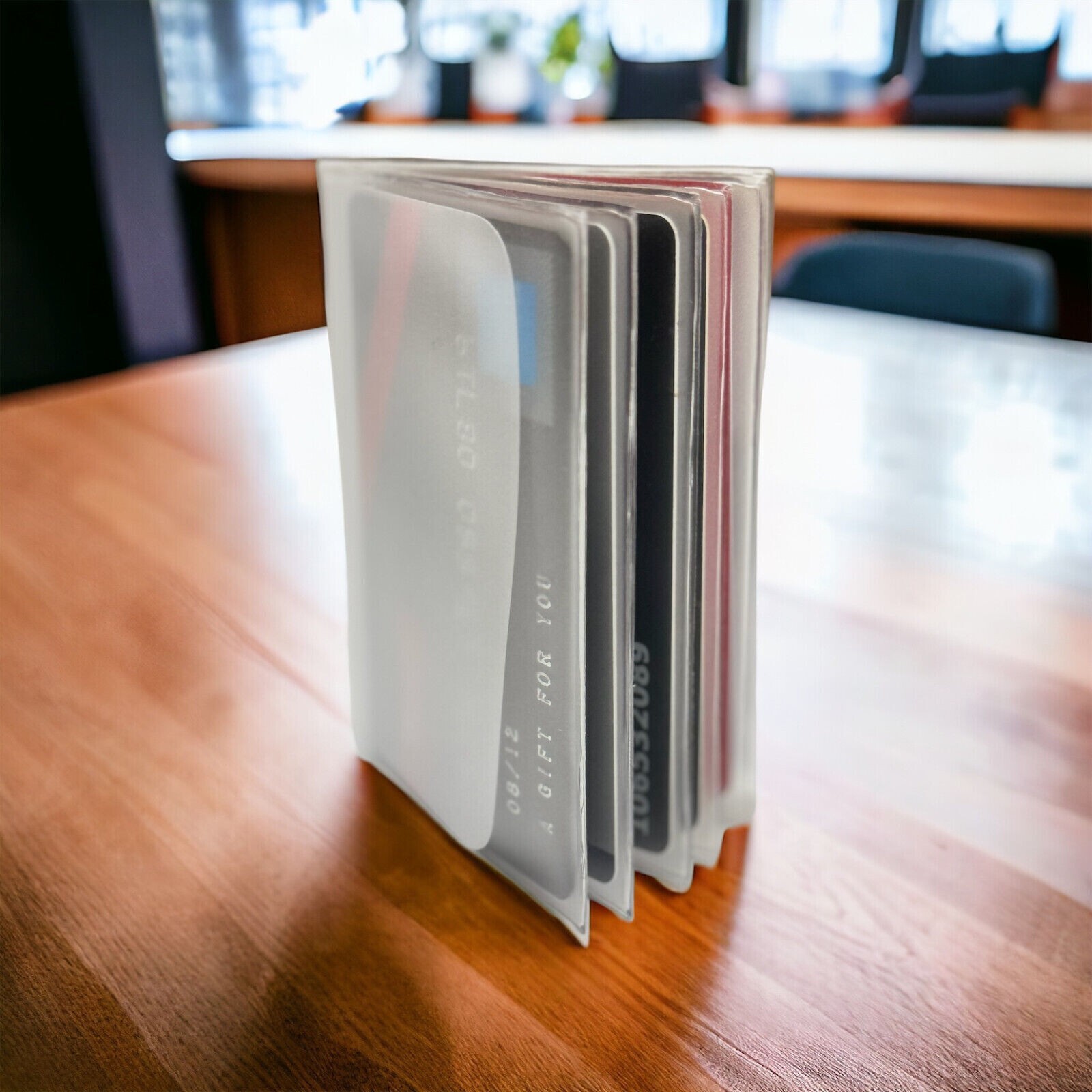 WALLET INSERT SET OF 2 PREMIUM QUALITY 6 PAGES CARD PICTURE HOLDER FREE SHIPPING