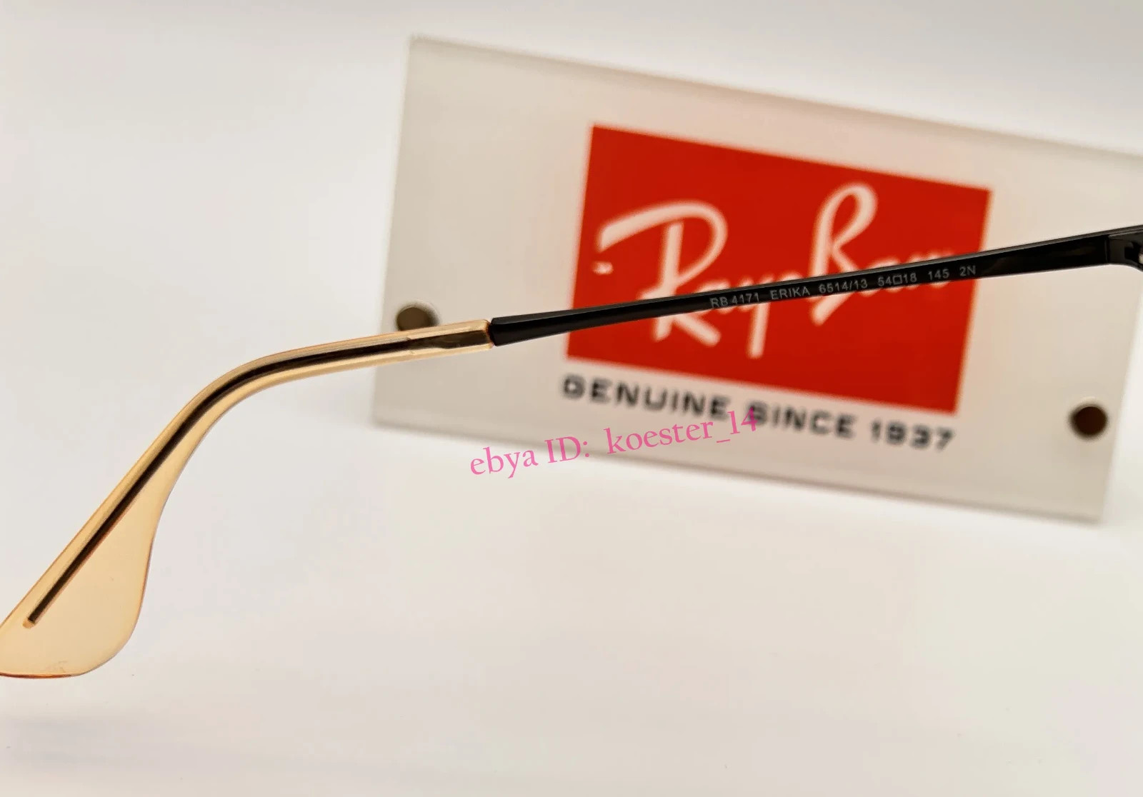 *New* Ray-Ban Erika RB4171 Sunglasses Brown Frame Gradient Lens UV400