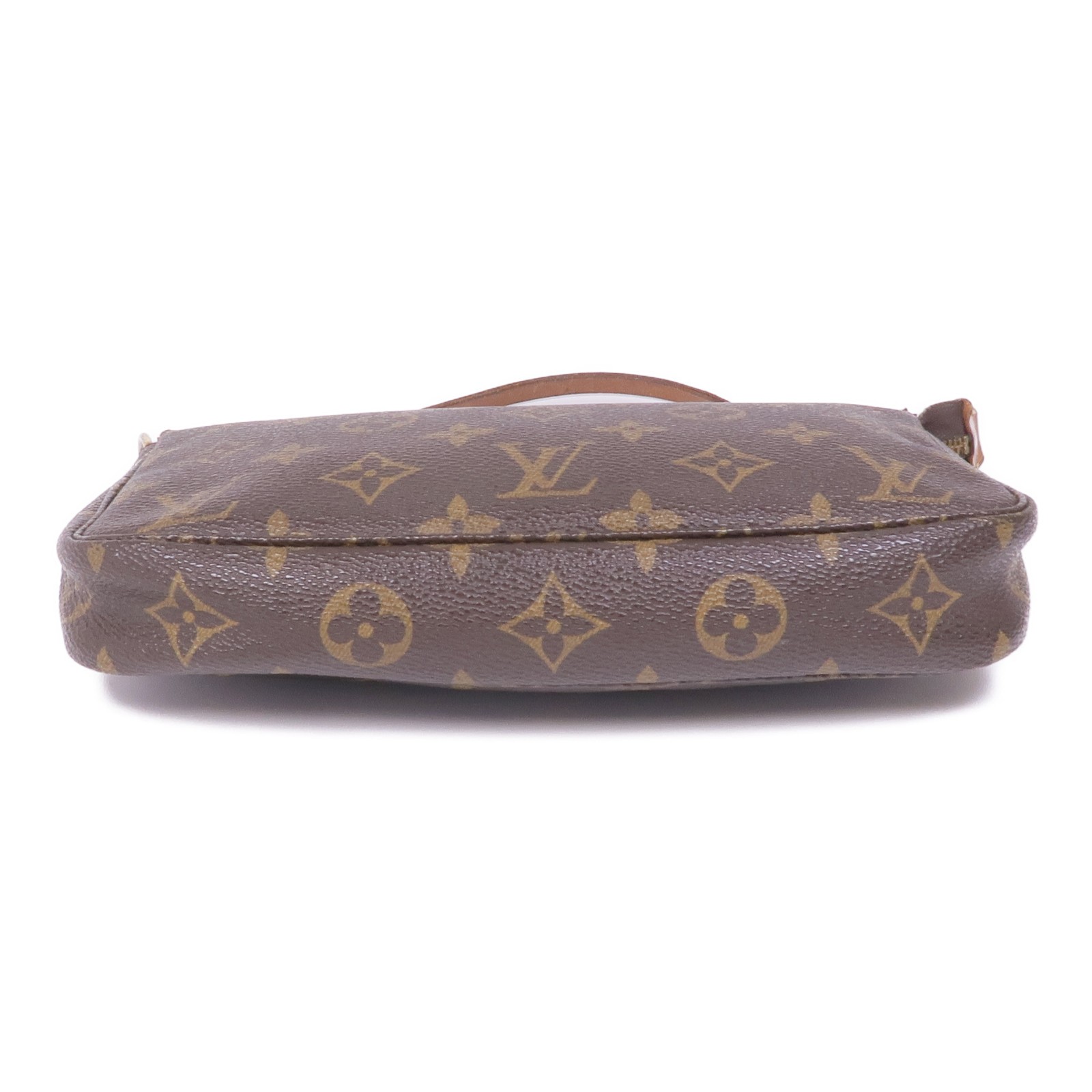 LOUIS VUITTON LV GHW Pochette Accessoires Pouch Handbag M51980 Monogram Brown