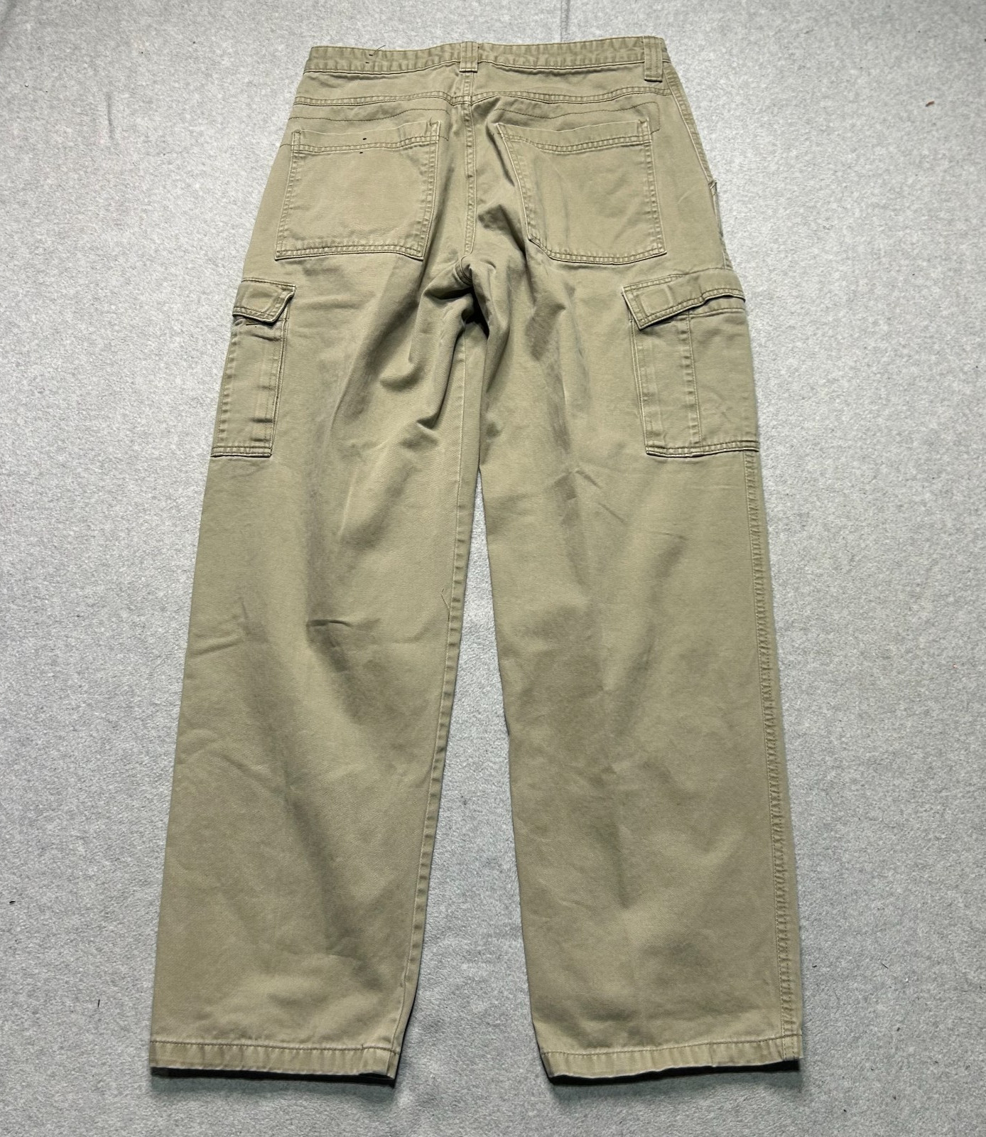 Wrangler Cargo Pants Mens 32 X 32 Khaki Military Chino Outdoors