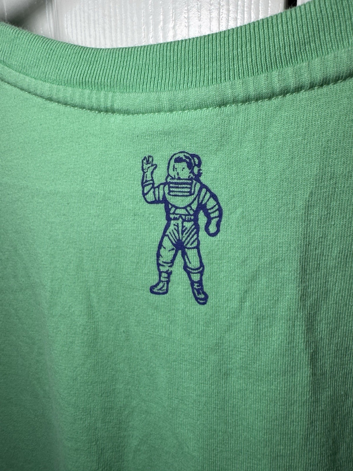 Billionaire Boys Club Teal Green And Blue Logo Spaceman Shirt Size XL – SEE PICS