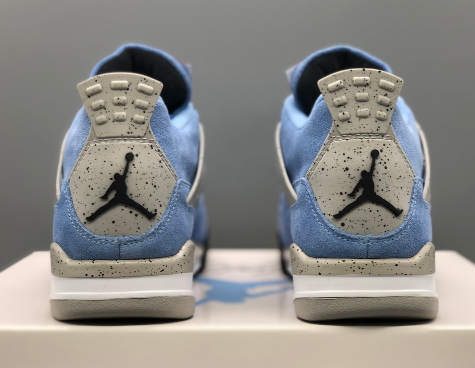 Jordan 4 Retro “University Blue” Men’s Mid Top Basketball Shoes