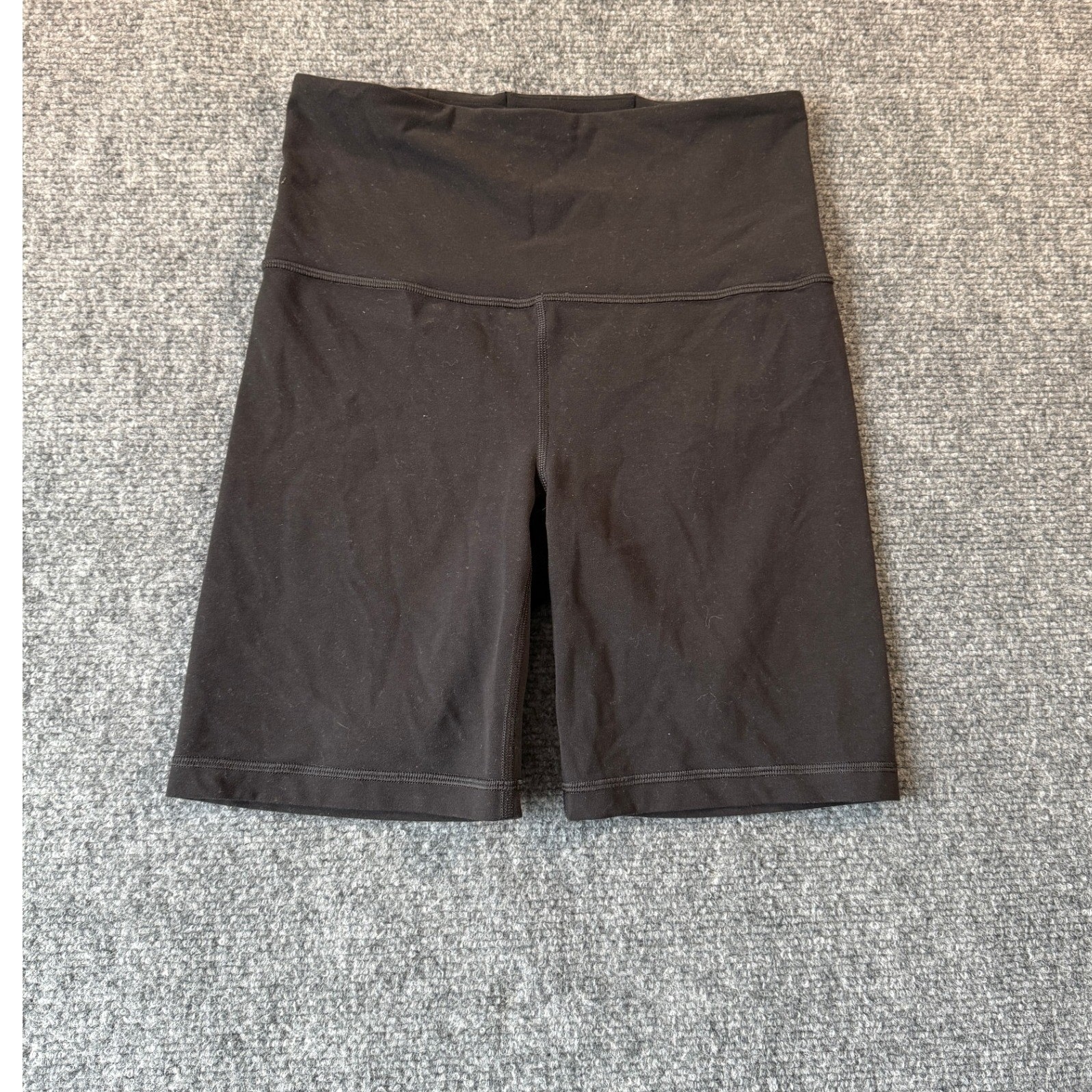 Athleta Ultra High Rise Elation 7″ Black Bike Shorts Womens XS Athletic