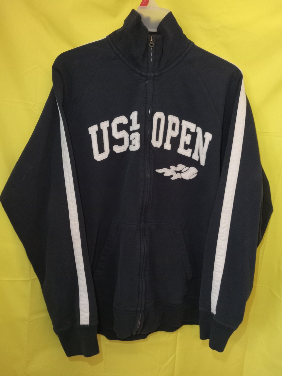 US 1/3 OPEN NEW YORK CITY Mens Jacket Sz. X Large By 47 Brand Blue Older…