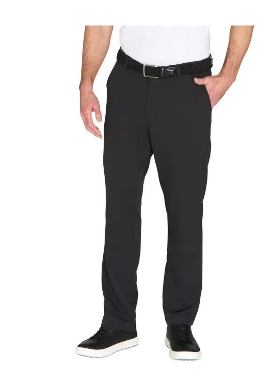 Greg Norman Men’s Textured Stretch Chino Pant Performance Golf Comfortable New