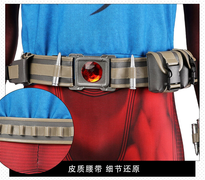 Scarlet Spider Costume Spider-Man Cosplay Outfits Jumpsuit Halloween Adult