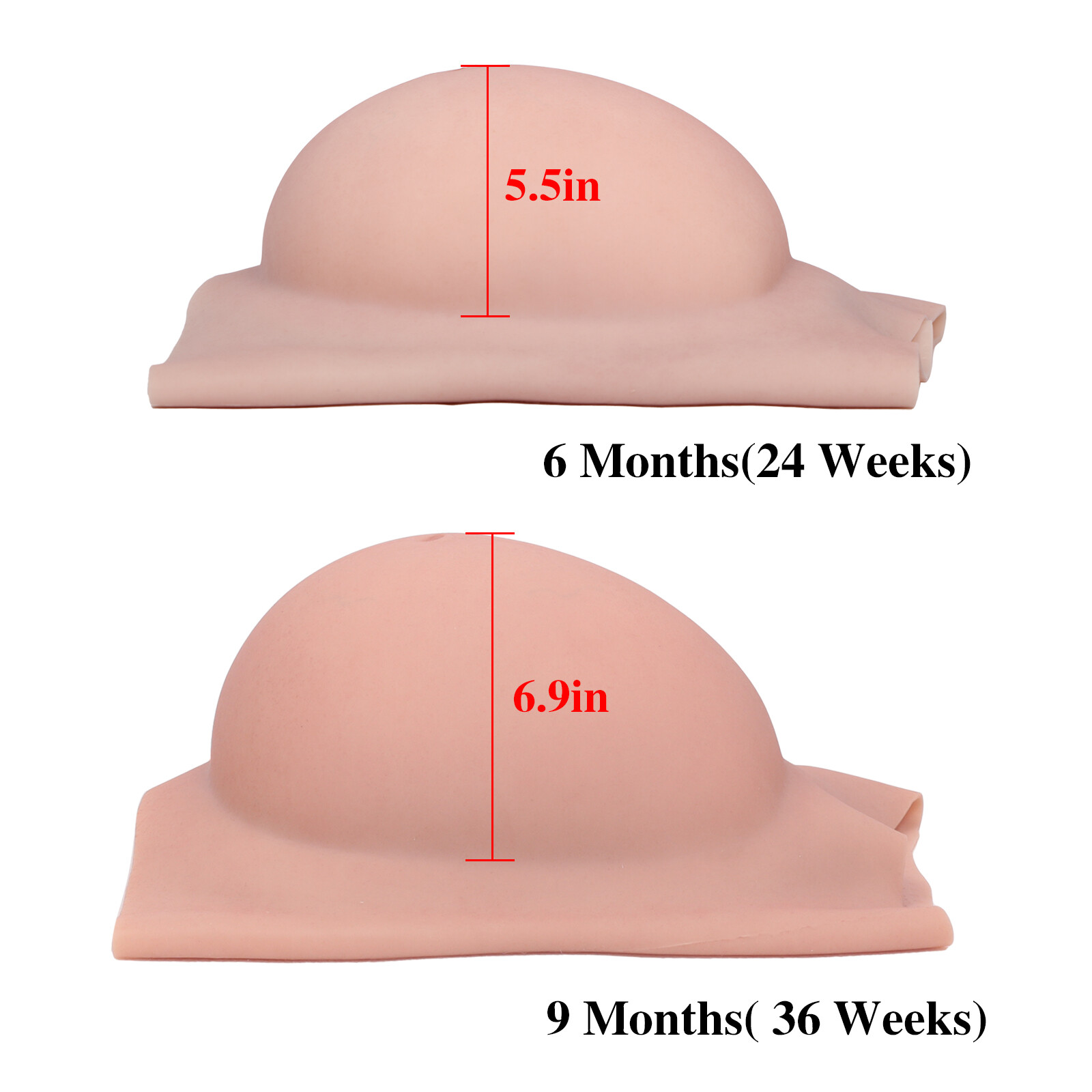 Silicone Pregnant Belly Artificial Belly Prosthetics Fake Pregnancy Belly Prop