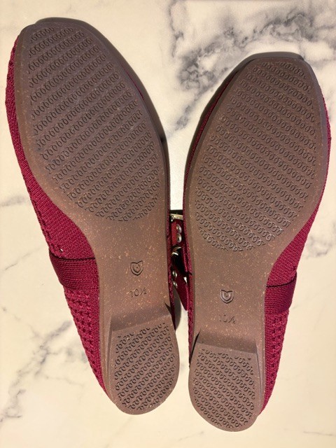 ROTHY’S The Max Buckle Mary Jane – Wine Red Women’s Size US 10.5