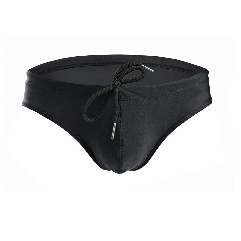 Men’s Swimming Trunks Low Waist Lacing Male Triangle Swimming Pool Wear Swimsuit