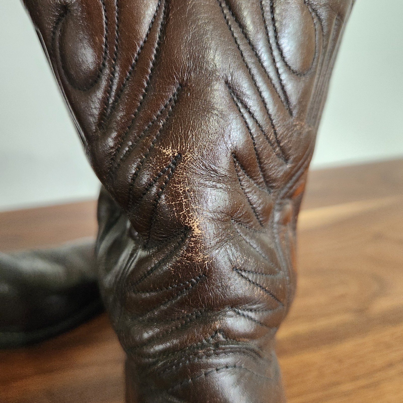 Red Wing Vintage Pecos 9801-1 Cowboy Western Boots Leather USA Made Size 9.5 B