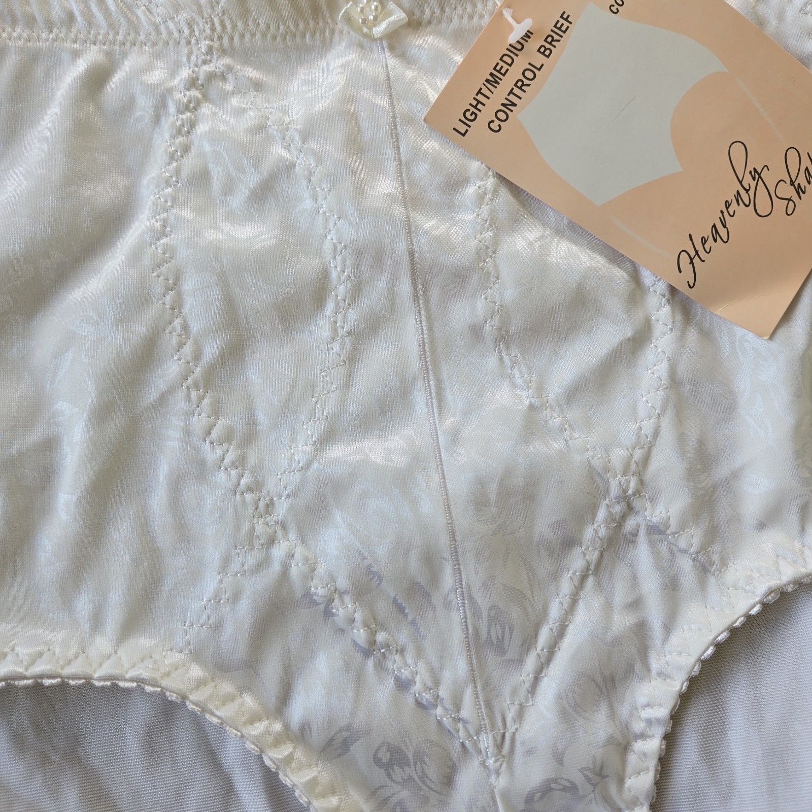 NWT Heavenly Shapewear 2X Plus Size Control Brief Vtg Girdle Panties Support