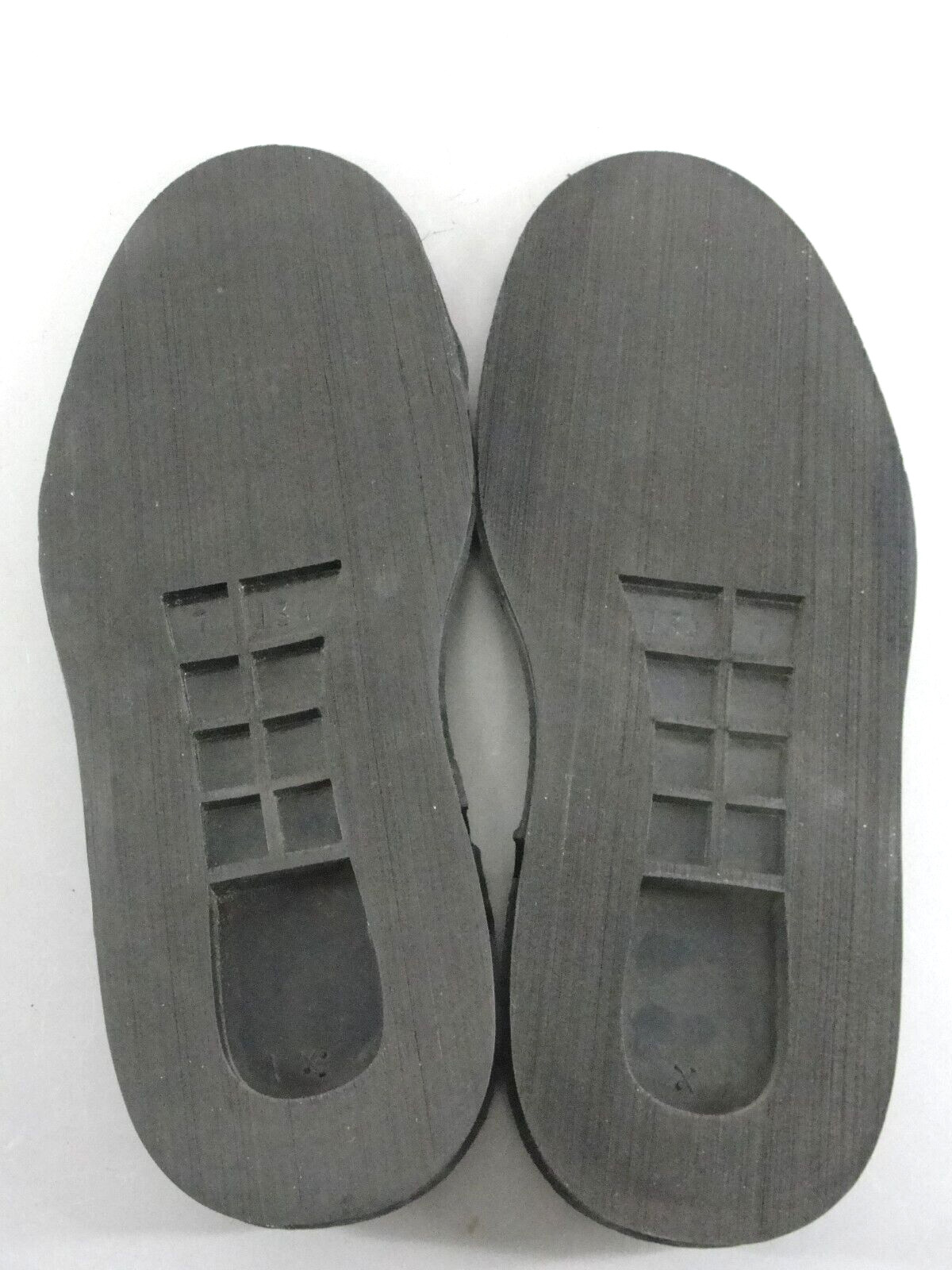 VIBRAM USA REPLACEMENT RUBBER BOOT SHOE REPAIR SOLE SOLID HEEL #134 COBBLER 8.5