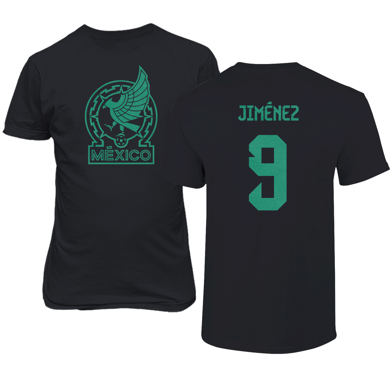 Mexican Soccer #9 Raul Jimenez World Football Fans Adult and Youth T-Shirt