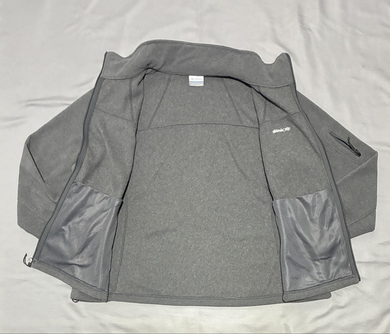 Columbia Jacket Womens 3X Gray Fast Trek II Fleece Full Zip Outdoor Lightweight