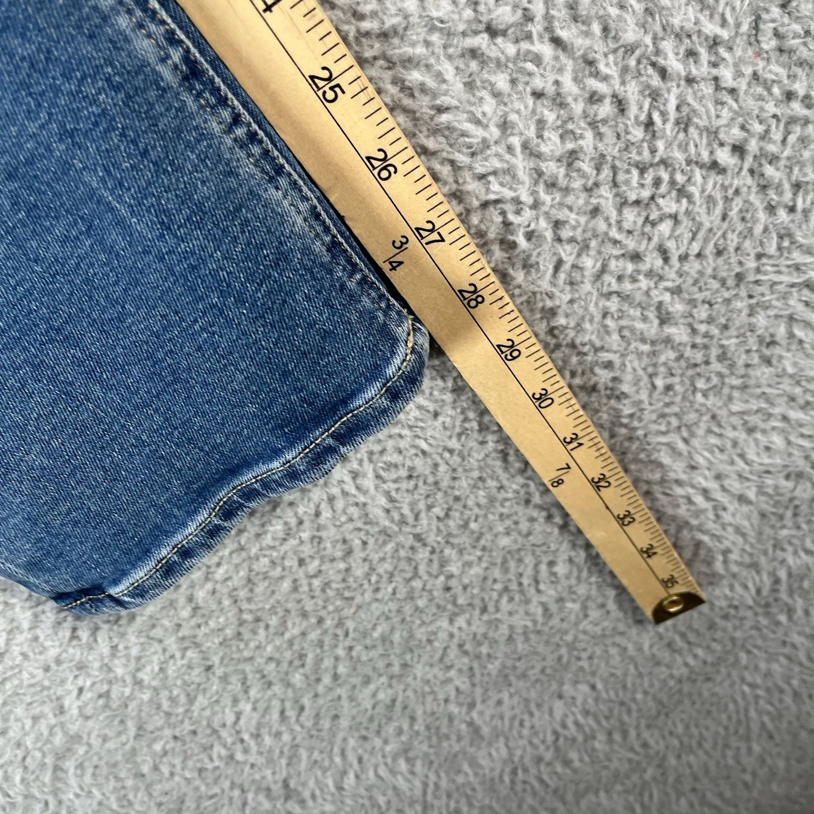 Gap Vintage High Rise Slim Jeans Womens 31 / 12R Blue Distressed Denim NWT