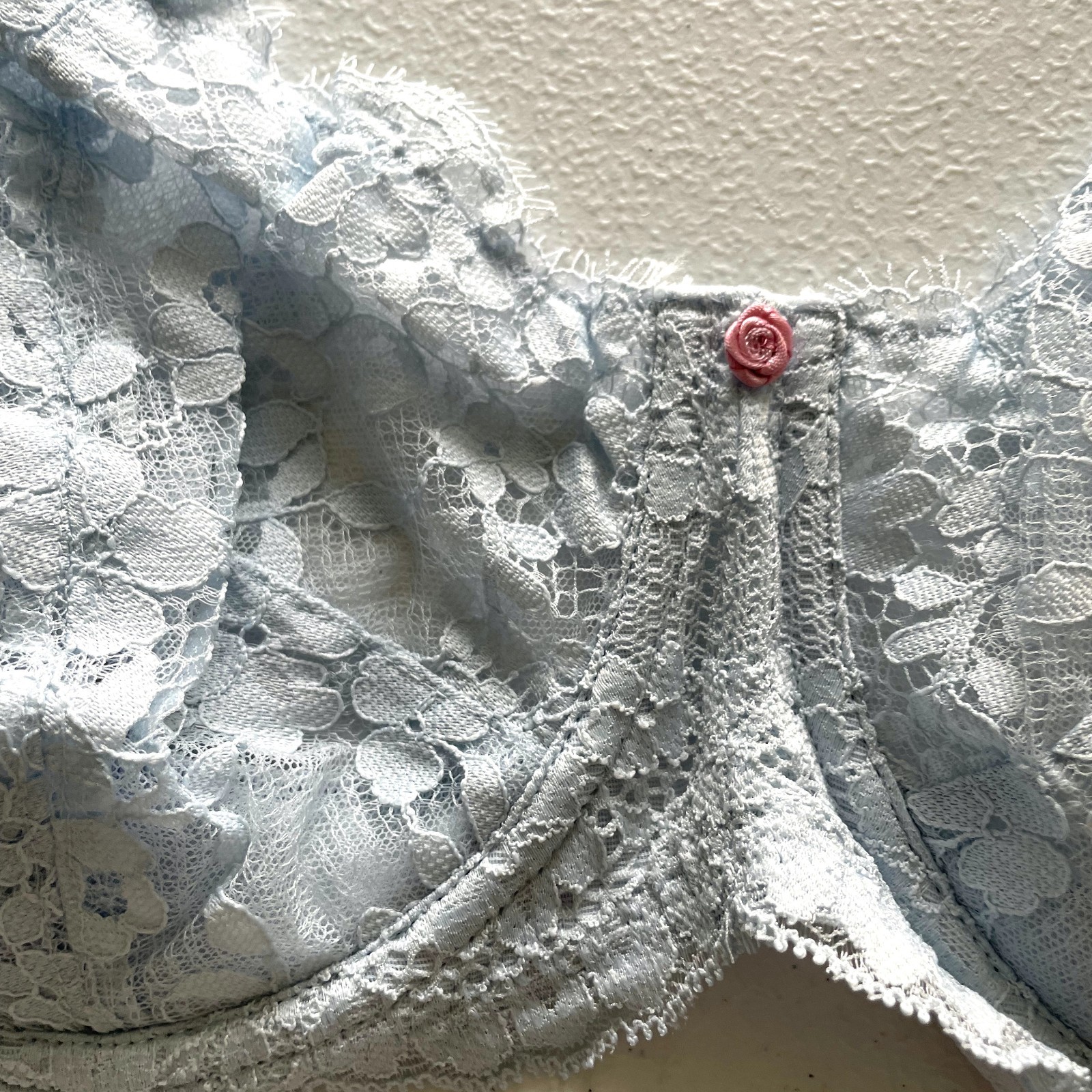 Victoria’s Secret Dream Angels Wicked Unlined Balconette Bra 34G Blue NWT