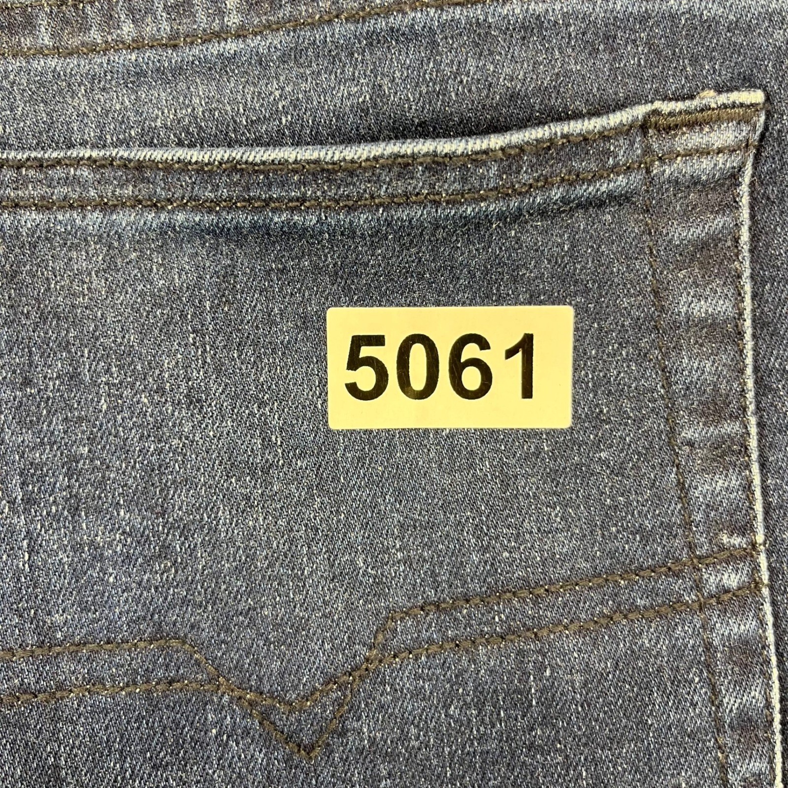 Diesel Thommer-R Slim Jeans Mens 36×32 Dark Blue Wash Stretch Denim Trousers NEW