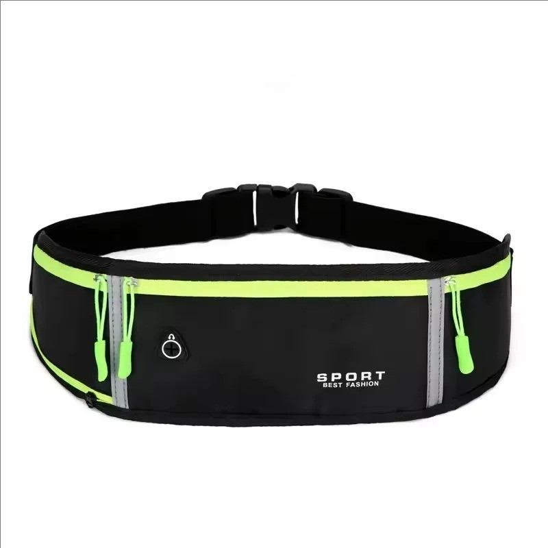 Waterproof Sport Runner Waist Bum Bag Running Jogging Belt Pouch Zip Fanny Pack