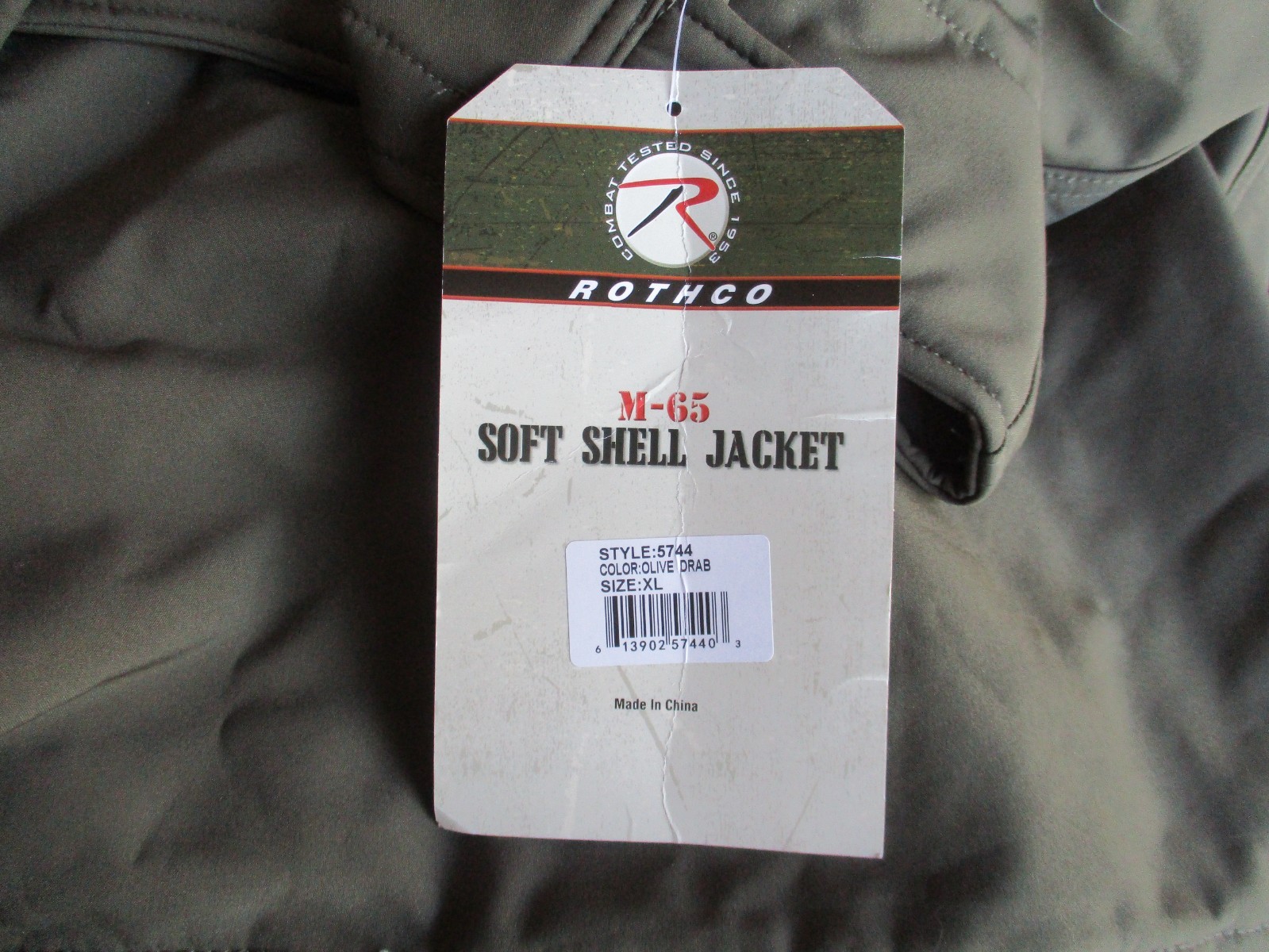 NWT Rothco VIETNAM WAR VETERAN Soft Shell M-65 Tactical Field Jacket, M65, XL