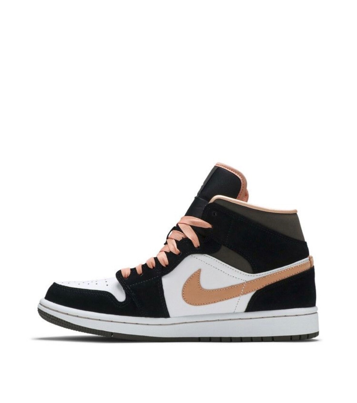 US W Size 7.5 – Wmns Air Jordan 1 mid SE “Peach Mocha”